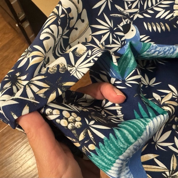 J McLaughlin Belinda Parrot Kay Dress Tropical Botanical Stretch NWT Size 8 - Picture 6 of 12